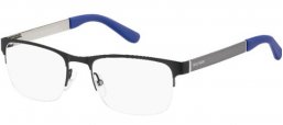 Monturas - Tommy Hilfiger - TH 1324 - AAB BLACK STEEL METAL DARK RUTHENIUM