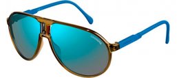 Gafas de Sol - Carrera - CHAMPION/RUBBER - 4OL (3U) MUD RUBBER BLUE // KHAKI MIRROR BLUE