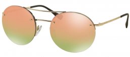 Sunglasses - Prada Linea Rossa - SPS 54RS - ZVN5L2 PALE GOLD // GREY MIRROR ROSE GOLD