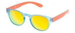 Gafas de Sol - Police - S1945 EXCHANGE 2 - 715A TRANSPARENT AZURE SALMON // YELLOW MULTILAYER POLARIZED