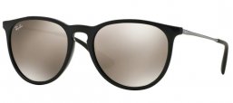 Lunettes de soleil - Ray-Ban® - Ray-Ban® RB4171 ERIKA - 601/5A BLACK // LIGHT BROWN MIRROR GOLD