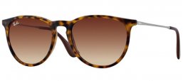 Sunglasses - Ray-Ban® - Ray-Ban® RB4171 ERIKA - 865/13 RUBBER HAVANA // BROWN GRADIENT