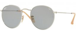 Gafas de Sol - Ray-Ban® - Ray-Ban® RB3447 ROUND METAL - 9065I5 SILVER // PHOTOCROMIC BLUE