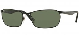 Gafas de Sol - Ray-Ban® - Ray-Ban® RB3534 ACTIVE LIFESTYLE - 002  BLACK // GREEN