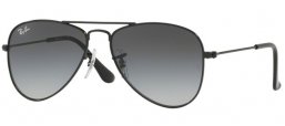 Gafas Junior - Ray-Ban® Junior Collection - RJ9506S - 220/11 SHINY BLACK // LIGHT GREY GRADIENT DARK GREY