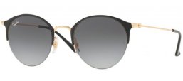 Gafas de Sol - Ray-Ban® - Ray-Ban® RB3578 - 187/11 GOLD TOP SHINY BLACK // LIGHT GREY GRADIENT DARK GREY