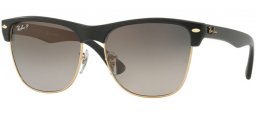 Gafas de Sol - Ray-Ban® - Ray-Ban® RB4175 CLUBMASTER OVERSIZED - 877/M3 DEMI GLOSS BLACK // GREY GRADIENT DARK GREY POLARIZED